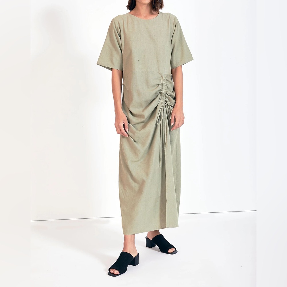 rujuta sheth Drawstring Dress nwt
